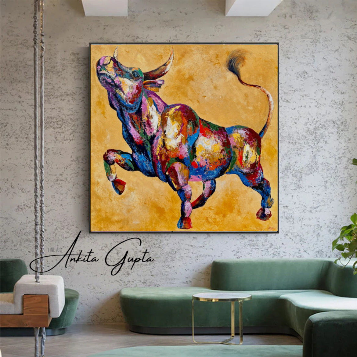 Abstract Bull